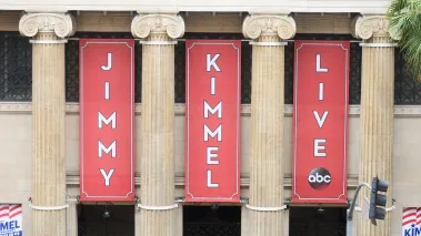 The Hollywood Masonic Temple in Los Angeles now home of Jimmy Kimmel Live! on ABC